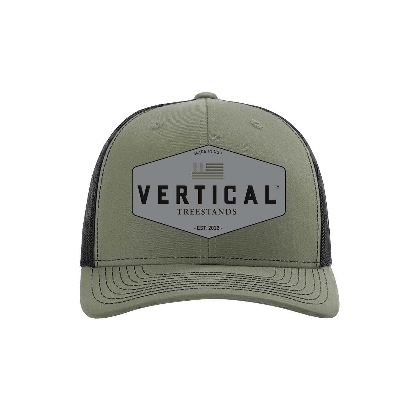 Vertical Trucker Patch Cap